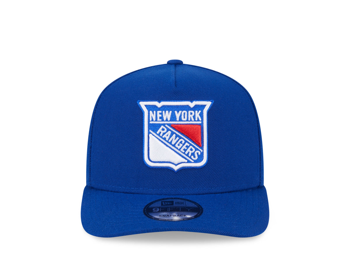New York Rangers NHL New Era Men Royal 9FIfty A-Frame Snapback product image 5, provided for visual reference and product