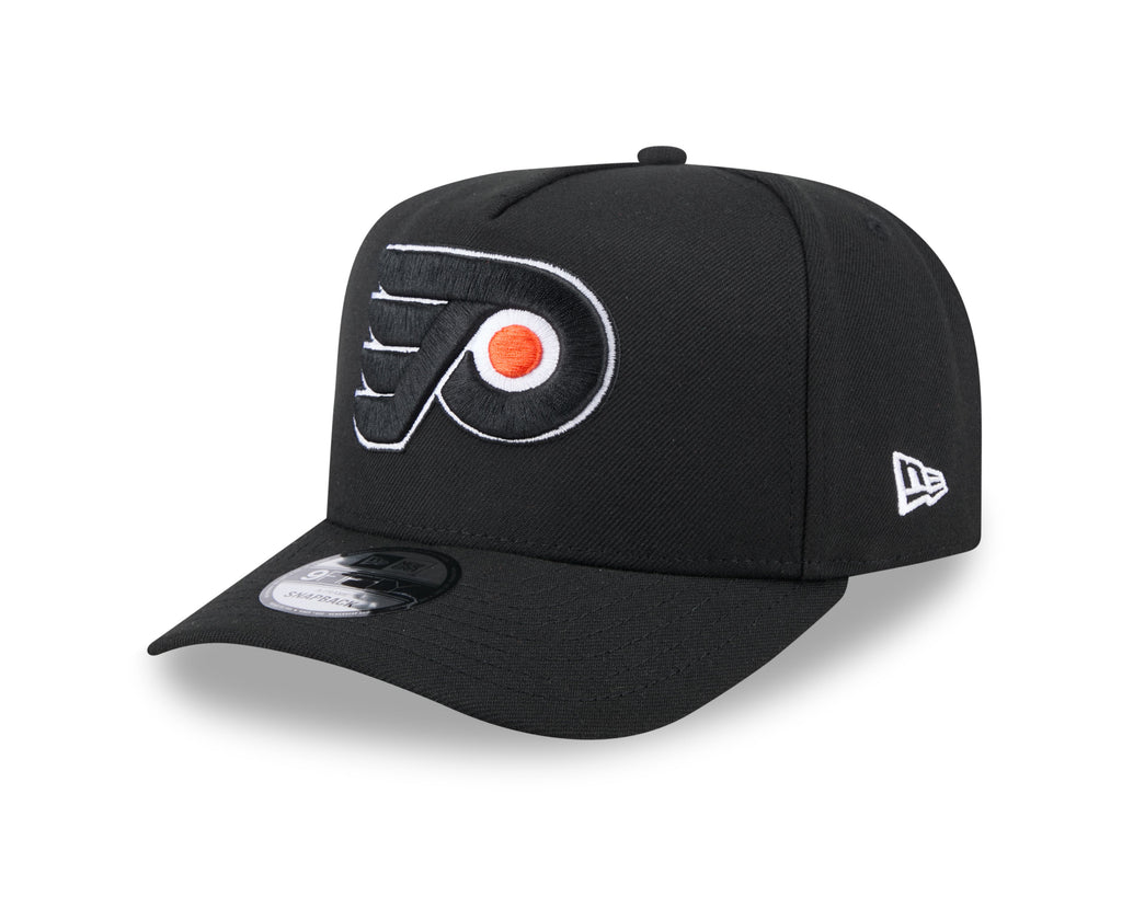 Philadelphia Flyers NHL New Era Men Black 9Fifty A-Frame Snapback product image 1, provided for visual reference and product