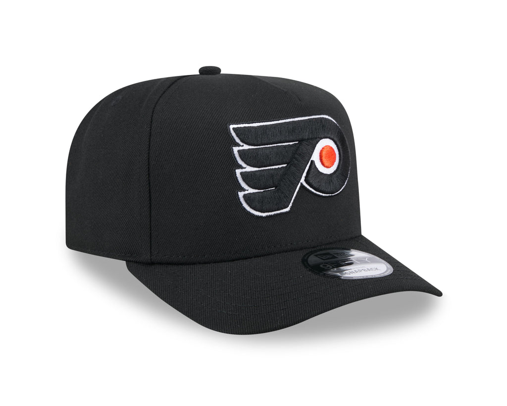 Philadelphia Flyers NHL New Era Men Black 9Fifty A-Frame Snapback product image 3, provided for visual reference and product