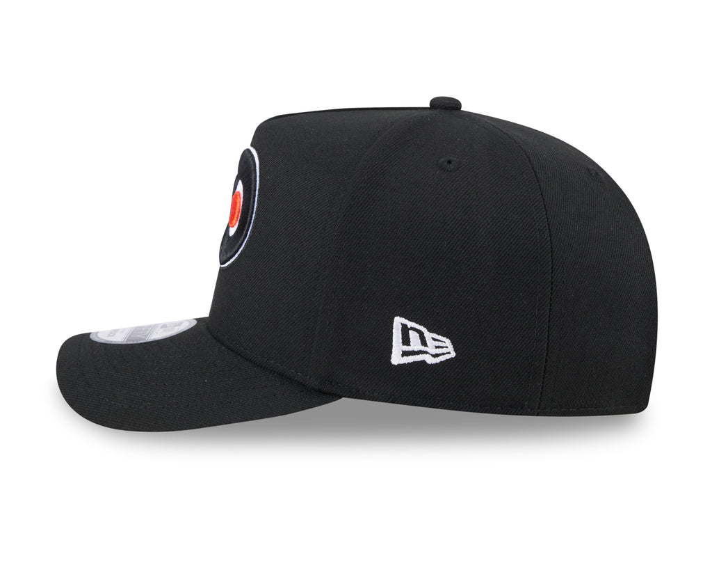 Philadelphia Flyers NHL New Era Men Black 9Fifty A-Frame Snapback product image 5, provided for visual reference and product