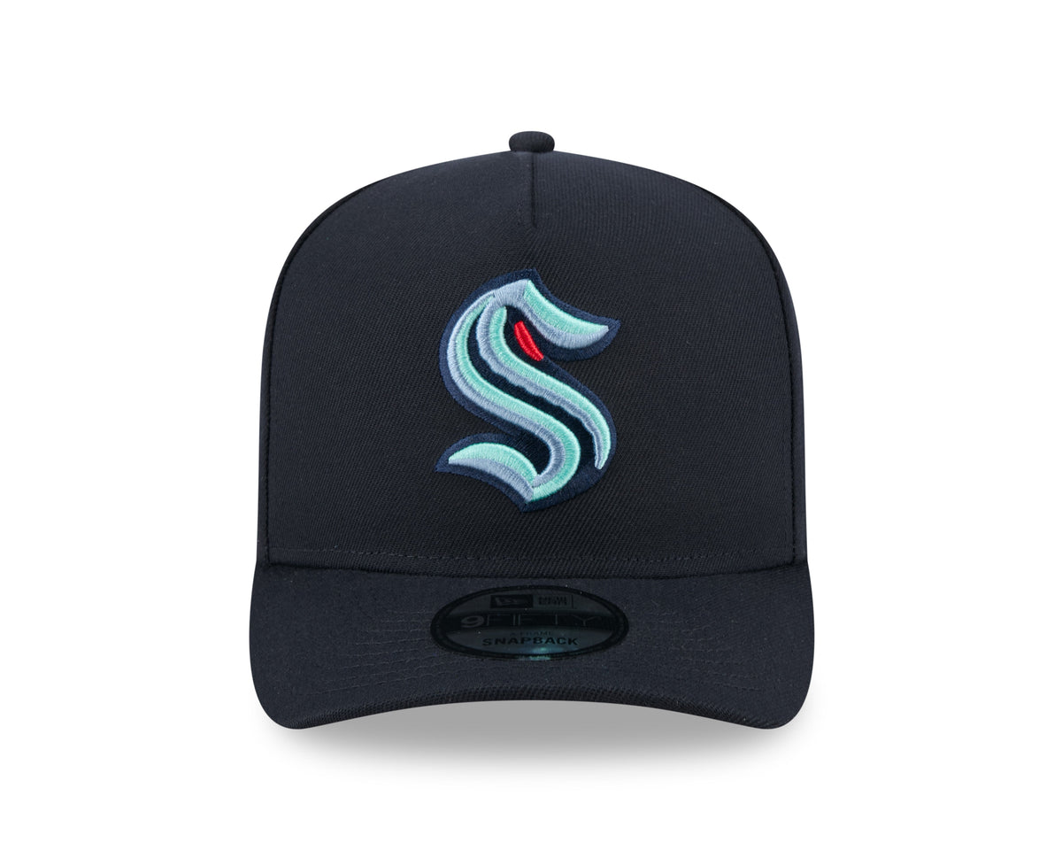 Seattle Kraken NHL New Era Men Blue 9Fifty A-Frame Snapback product image 6, provided for visual reference and product