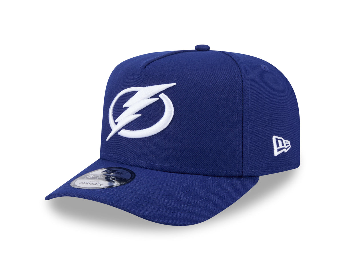 Tampa Bay Lightning NHL New Era Men Navy 9FIfty A-Frame Snapback product image 1, provided for visual reference and product