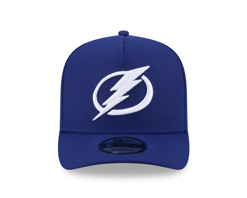 Tampa Bay Lightning NHL New Era Men Navy 9FIfty A-Frame Snapback product image 6, provided for visual reference and product
