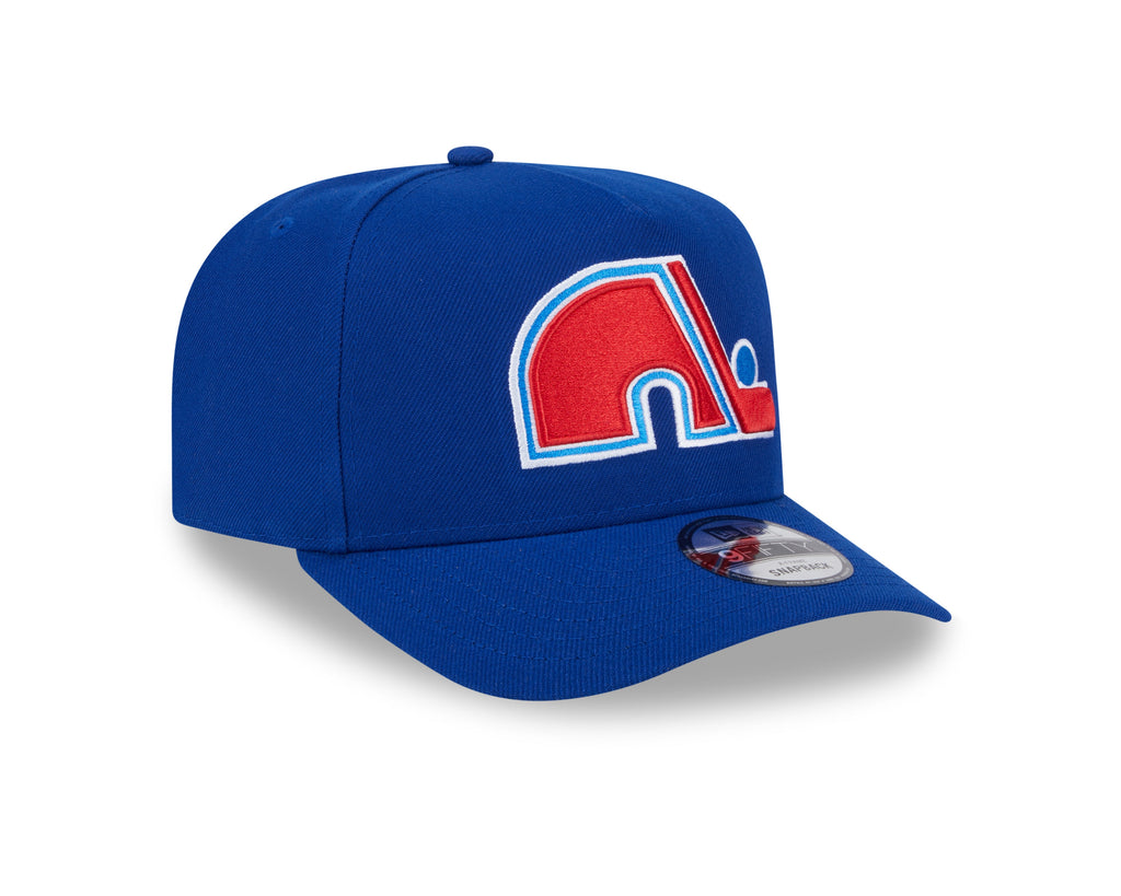 Quebec Nordiques NHL New Era Men Royal Blue 9Fifty A-Frame Snapback product image 6, provided for visual reference and