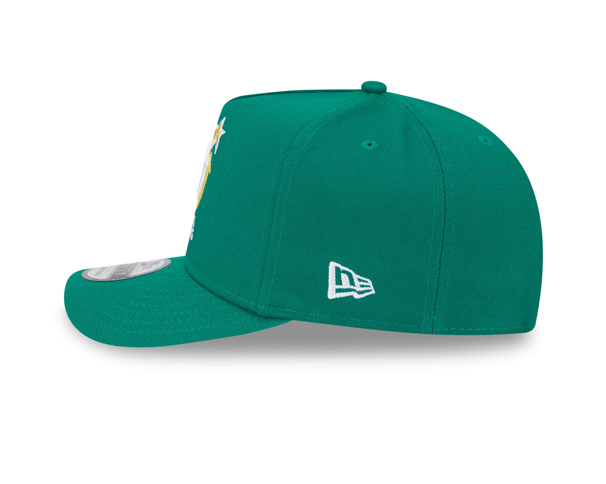 Minnesota North Stars NHL New Era Men Green 9Fifty A-Frame Snapback product image 4, provided for visual reference and