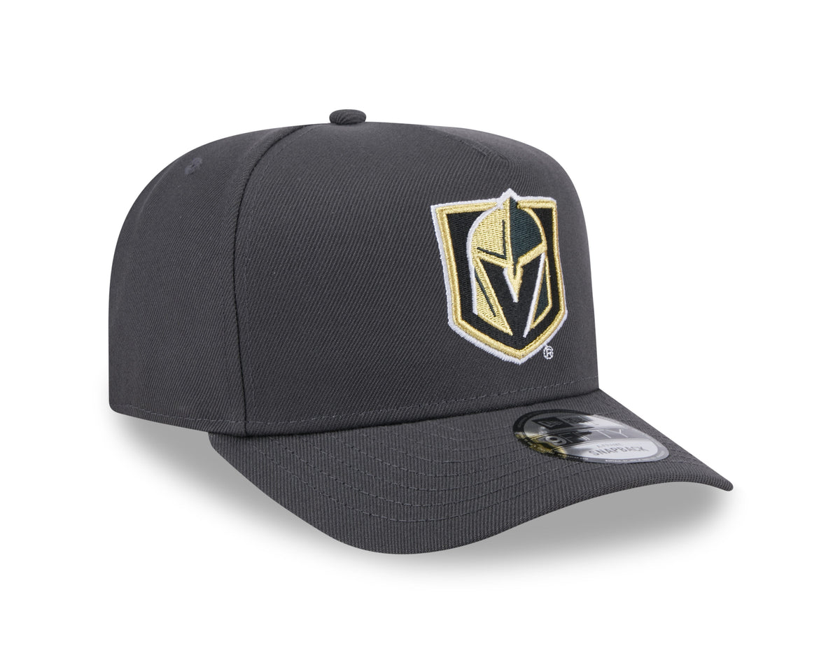 Vegas Golden Knights NHL New Era Men Black 9Fifty A-Frame Snapback product image 6, provided for visual reference and