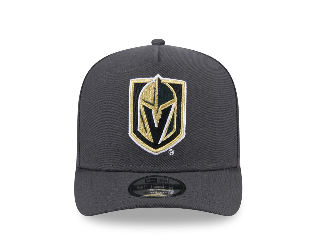 Vegas Golden Knights NHL New Era Men Black 9Fifty A-Frame Snapback product image 7, provided for visual reference and