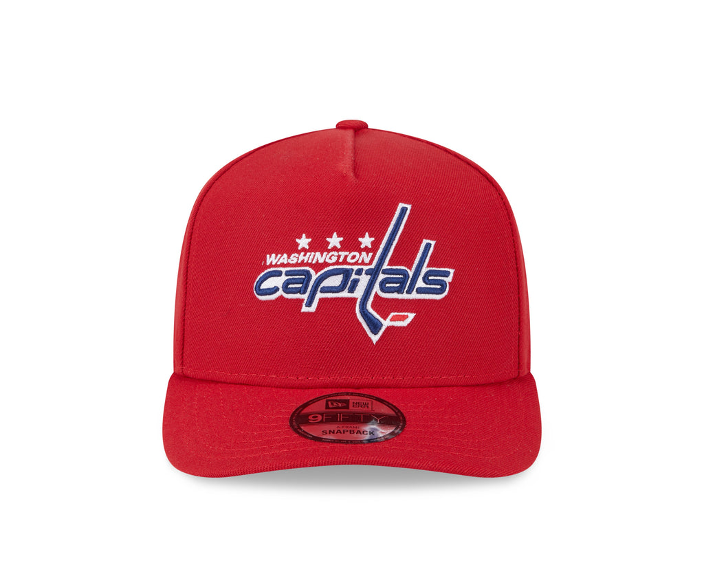 Washinton Capitals NHL New Era Men Red 9Fifty A-Frame Snapback product image 7, provided for visual reference and product