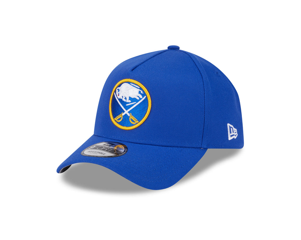 Buffalo Sabres NHL New Era Men Royal 9Forty A-Frame Snapback product image 1, provided for visual reference and product