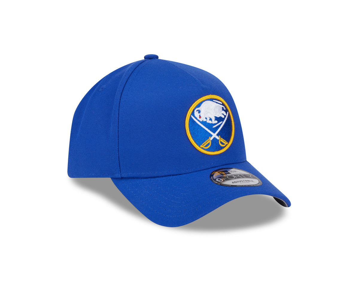 Buffalo Sabres NHL New Era Men Royal 9Forty A-Frame Snapback product image 6, provided for visual reference and product
