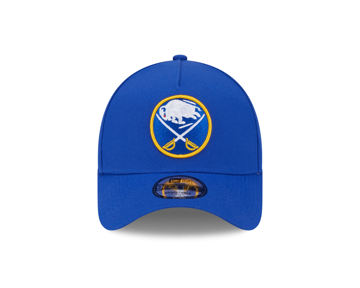 Buffalo Sabres NHL New Era Men Royal 9Forty A-Frame Snapback product image 7, provided for visual reference and product