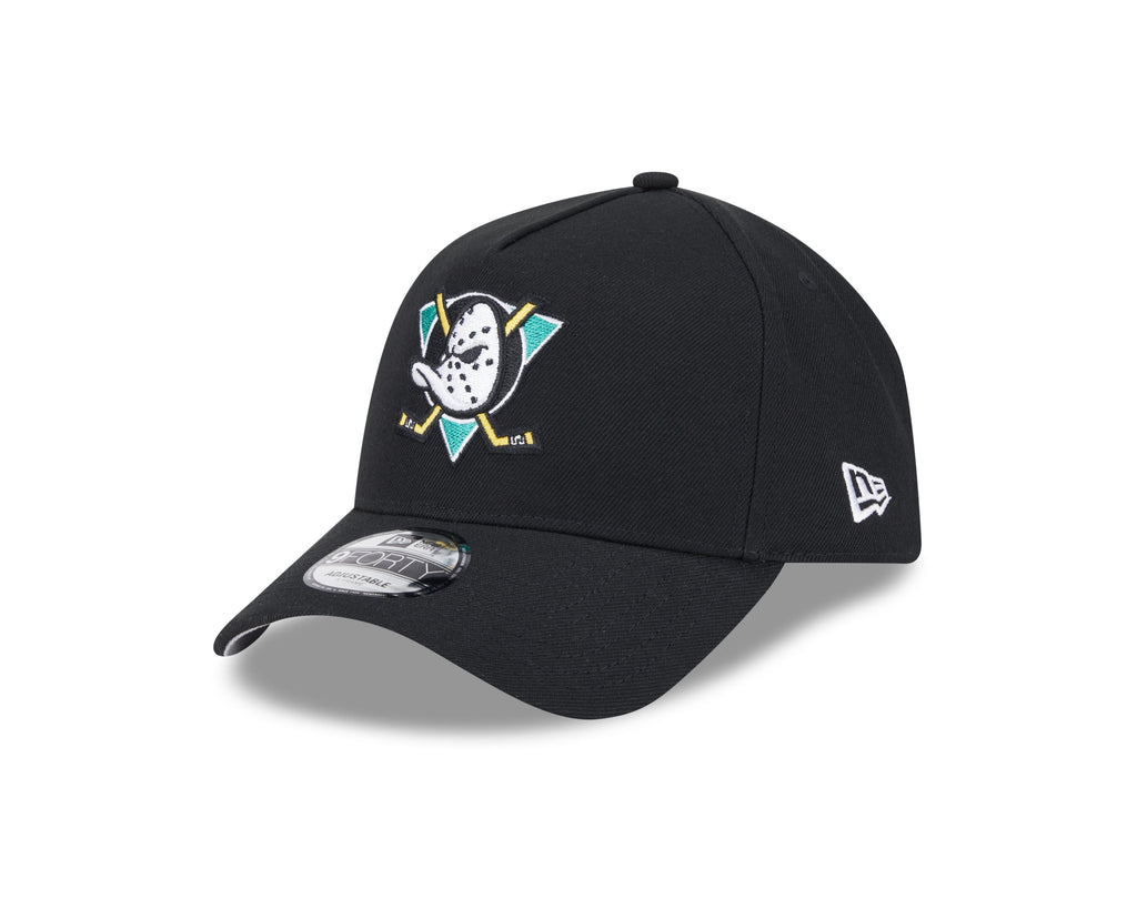 Anaheim Ducks NHL New Era Men Black 9Forty A-Frame Snapback product image 1, provided for visual reference and product