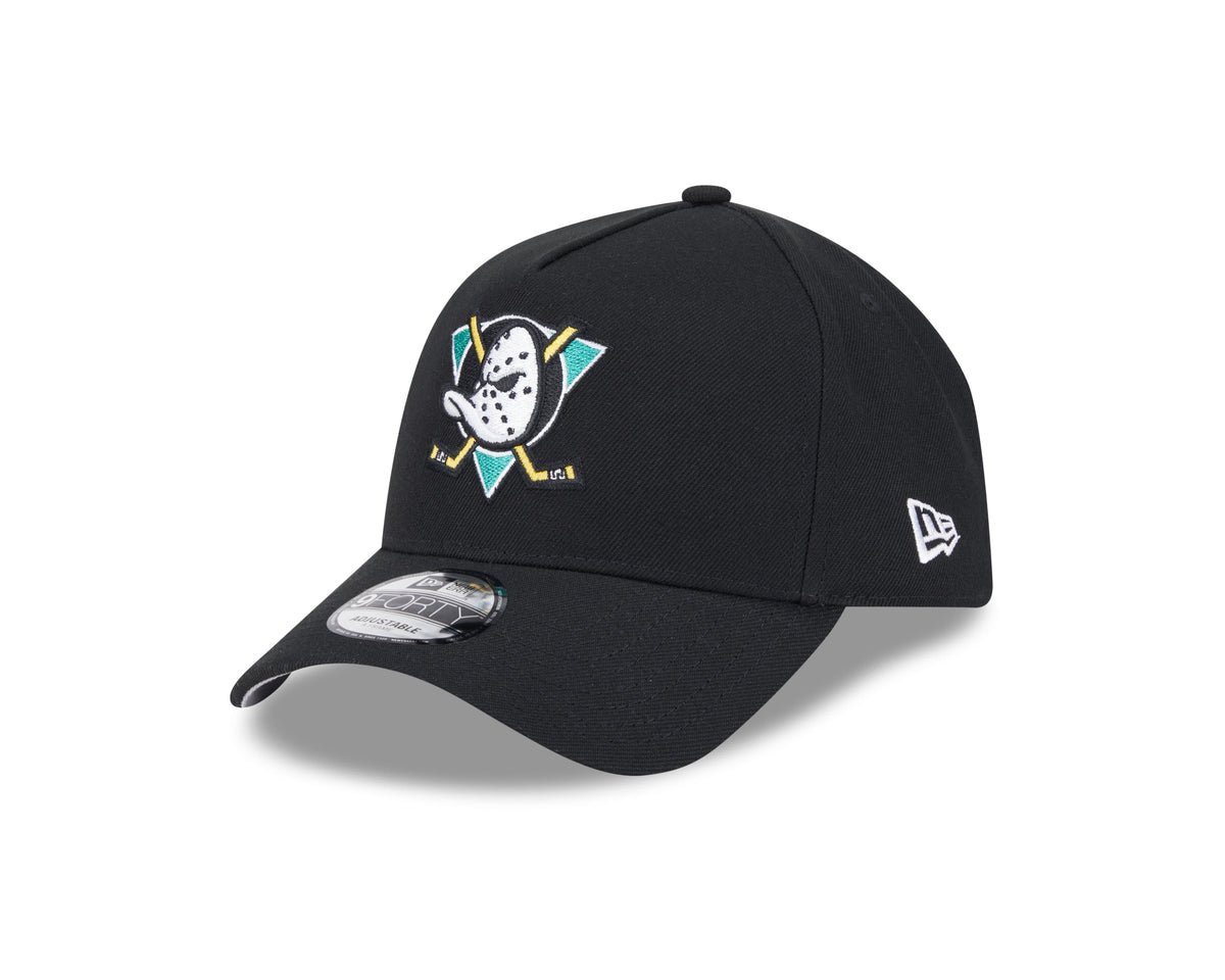 Anaheim Ducks NHL New Era Men Black 9Forty A-Frame Snapback product image 1, provided for visual reference and product