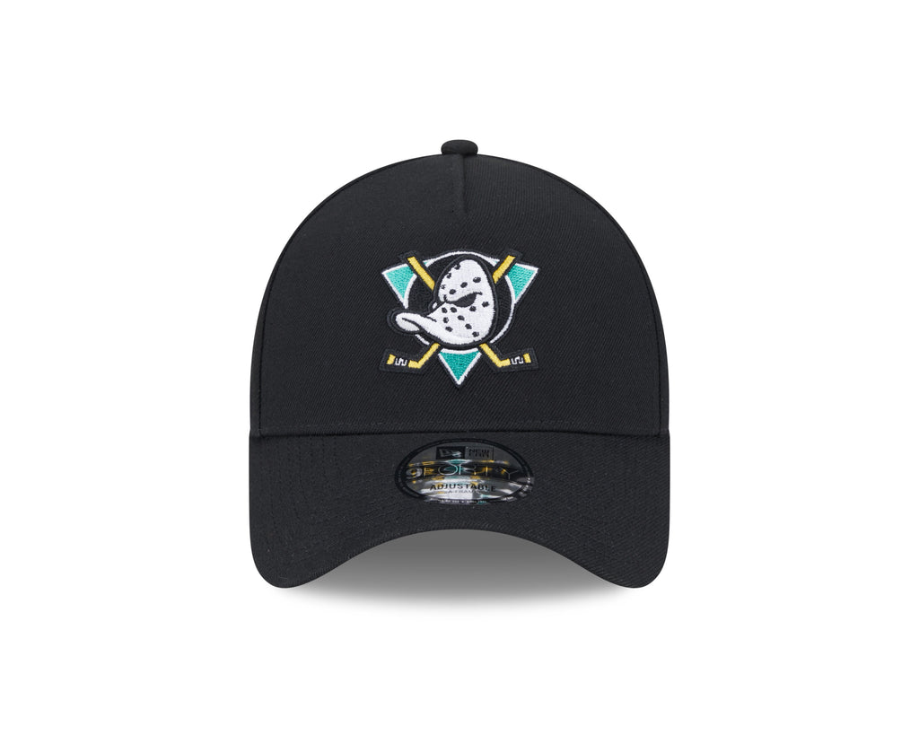 Anaheim Ducks NHL New Era Men Black 9Forty A-Frame Snapback product image 7, provided for visual reference and product
