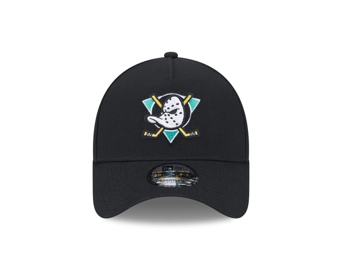 Anaheim Ducks NHL New Era Men Black 9Forty A-Frame Snapback product image 7, provided for visual reference and product