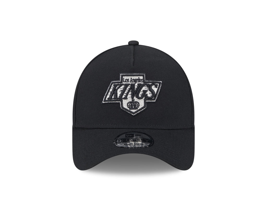 Los Angeles Kings NHL New Era Men Black 9Forty A-Frame Snapback product image 6, provided for visual reference and product