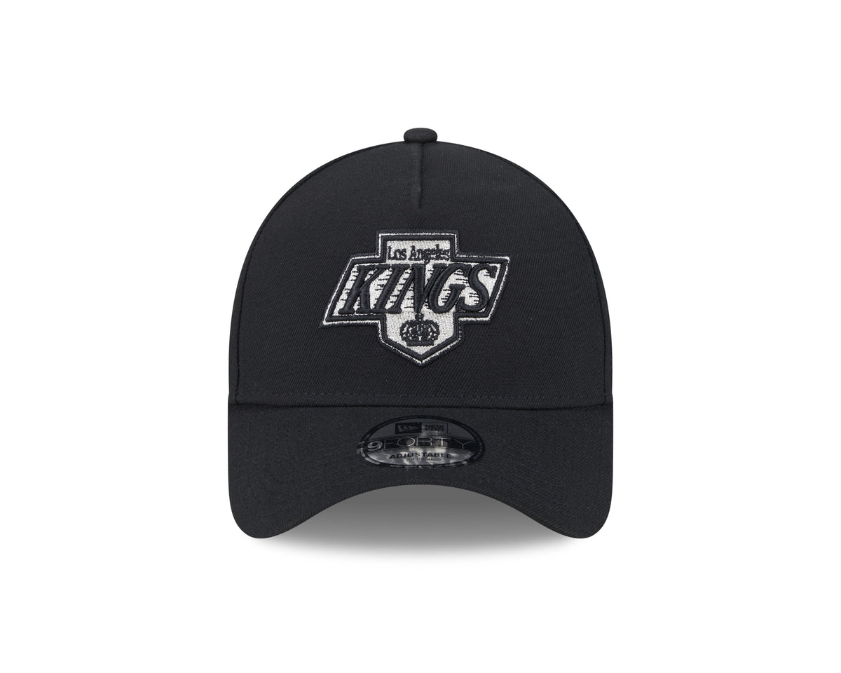 Los Angeles Kings NHL New Era Men Black 9Forty A-Frame Snapback product image 6, provided for visual reference and product
