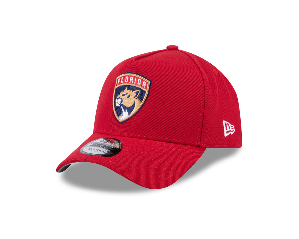 Florida Panthers NHL New Era Men Red 9Forty A-Frame Snapback product image 1, provided for visual reference and product