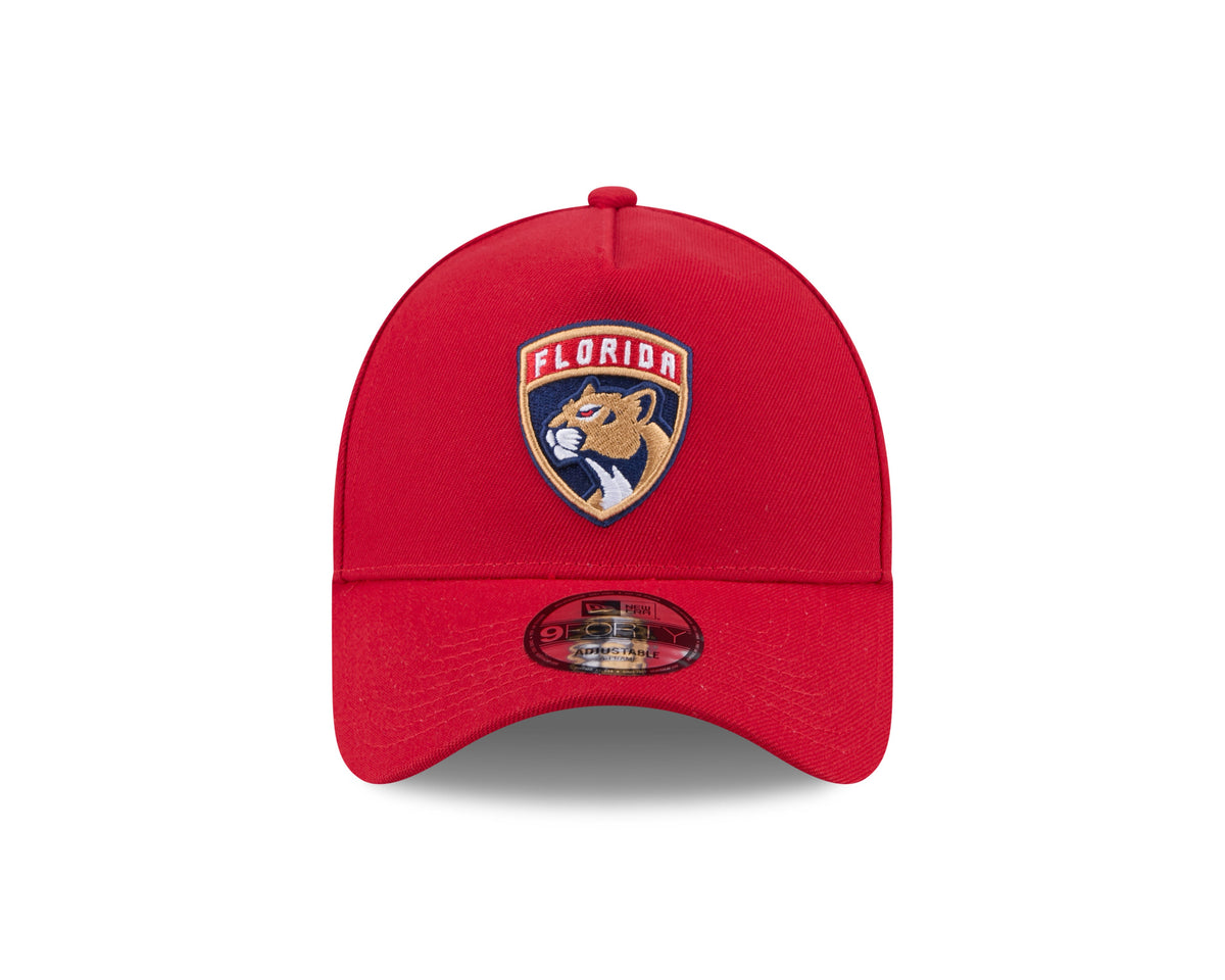 Florida Panthers NHL New Era Men Red 9Forty A-Frame Snapback product image 7, provided for visual reference and product