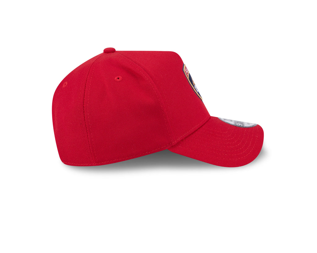 Florida Panthers NHL New Era Men Red 9Forty A-Frame Snapback product image 4, provided for visual reference and product