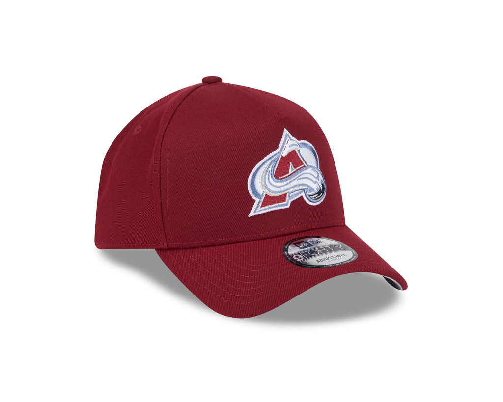 Colorado Avalanche NHL New Era Men Maroon 9Forty A-Frame Snapback product image 6, provided for visual reference and product