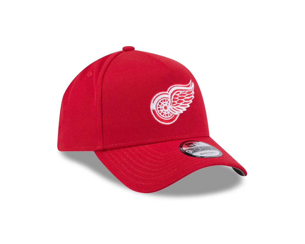 Detroit Red Wings NHL New Era Men Red 9Forty A-Frame Snapback product image 7, provided for visual reference and product