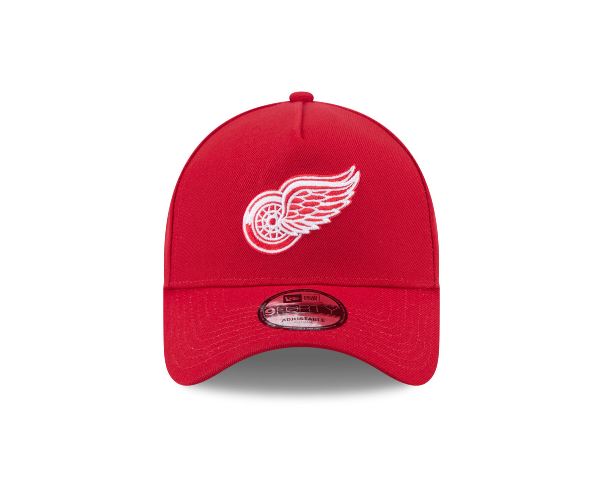 Detroit Red Wings NHL New Era Men Red 9Forty A-Frame Snapback product image 3, provided for visual reference and product