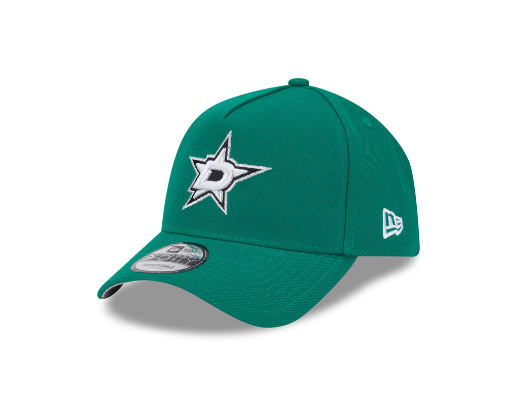 Dallas Stars NHL New Era Men Green 9Forty A-Frame Snapback product image 1, provided for visual reference and product detail