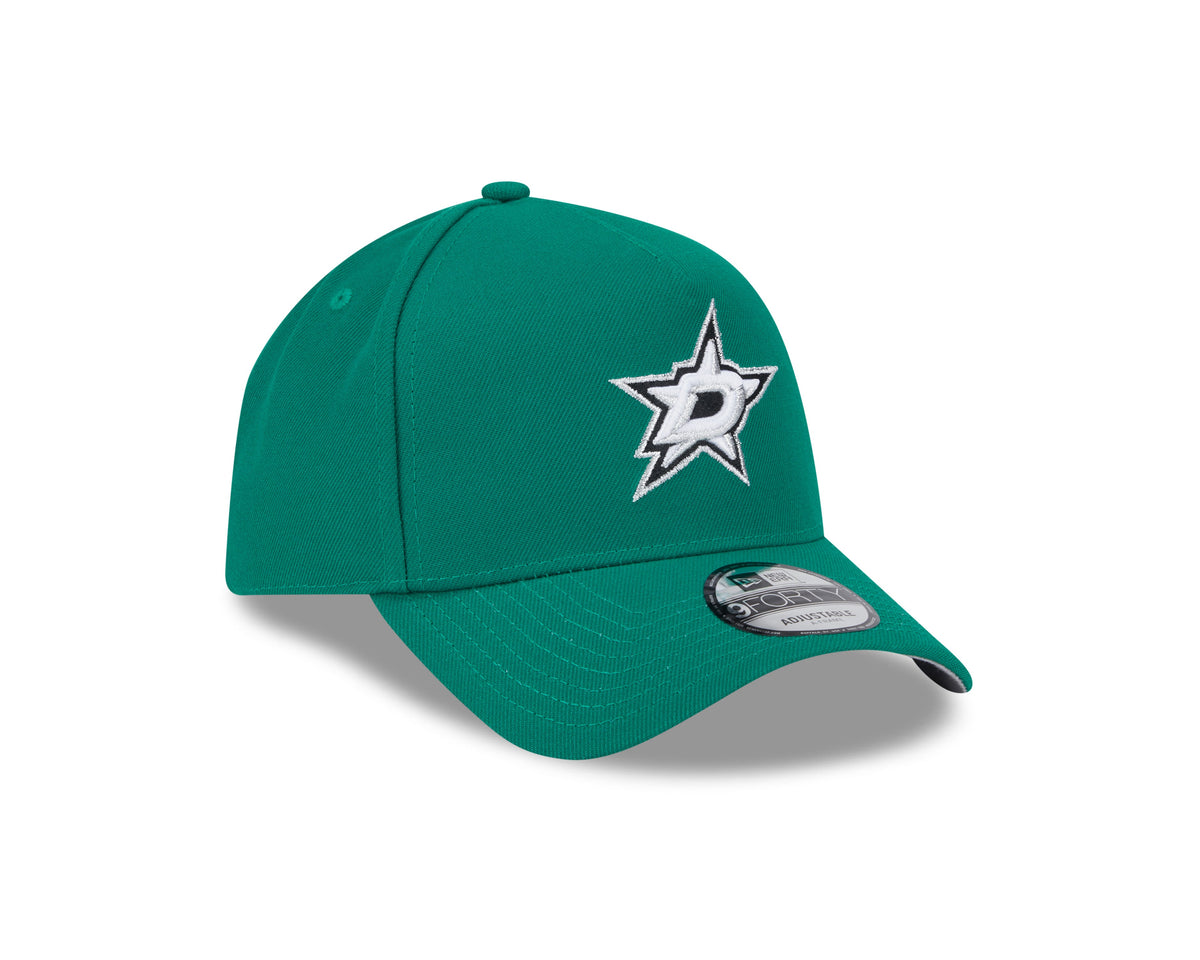 Dallas Stars NHL New Era Men Green 9Forty A-Frame Snapback product image 6, provided for visual reference and product detail