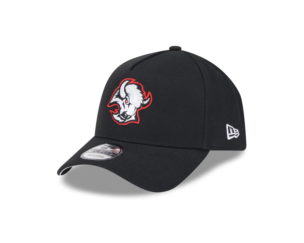 Buffalo Sabres NHL New Era Men Black 9Forty A-Frame Snapback product image 1, provided for visual reference and product