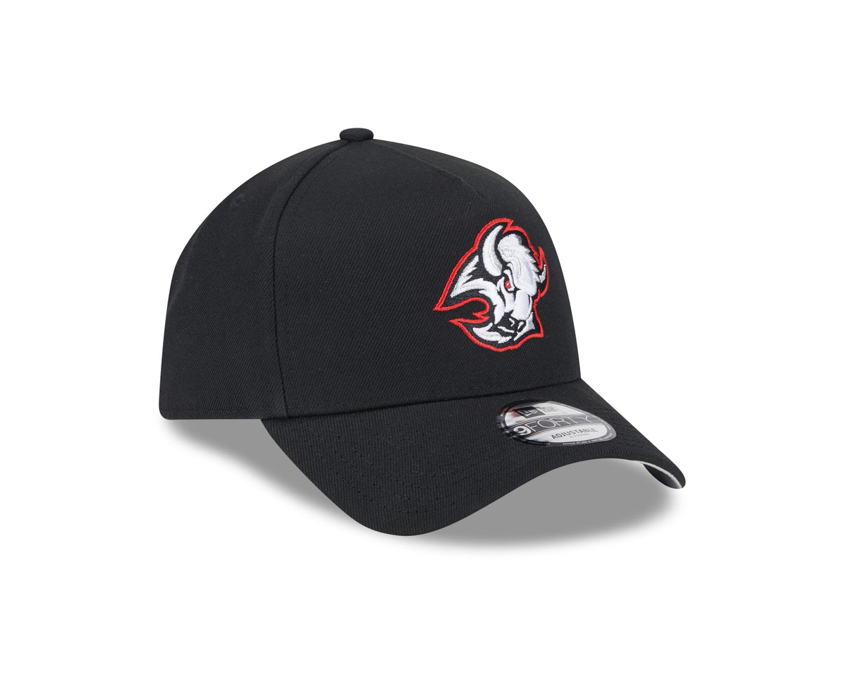 Buffalo Sabres NHL New Era Men Black 9Forty A-Frame Snapback product image 6, provided for visual reference and product