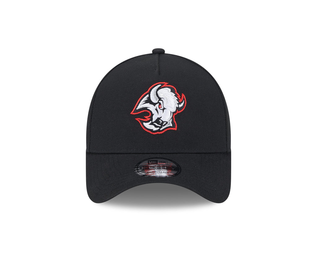 Buffalo Sabres NHL New Era Men Black 9Forty A-Frame Snapback product image 7, provided for visual reference and product