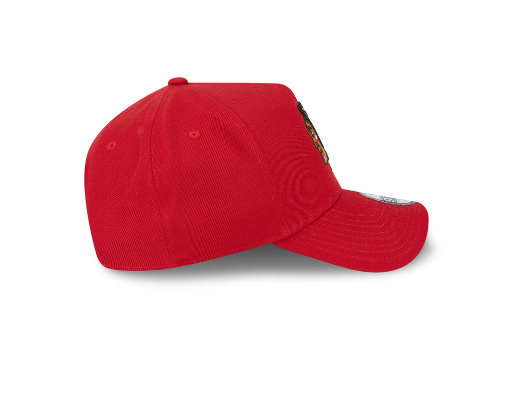 Chicago Blackhawks NHL New Era Men Red 9Forty A-Frame Snapback product image 3, provided for visual reference and product