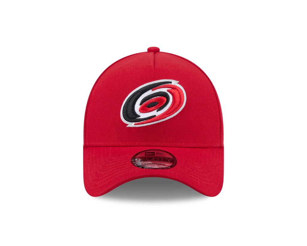 Carolina Hurricanes NHL New Era Men Red 9Forty A-Frame Snapback product image 6, provided for visual reference and product