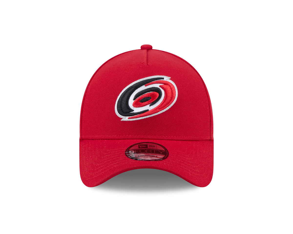 Carolina Hurricanes NHL New Era Men Red 9Forty A-Frame Snapback product image 6, provided for visual reference and product