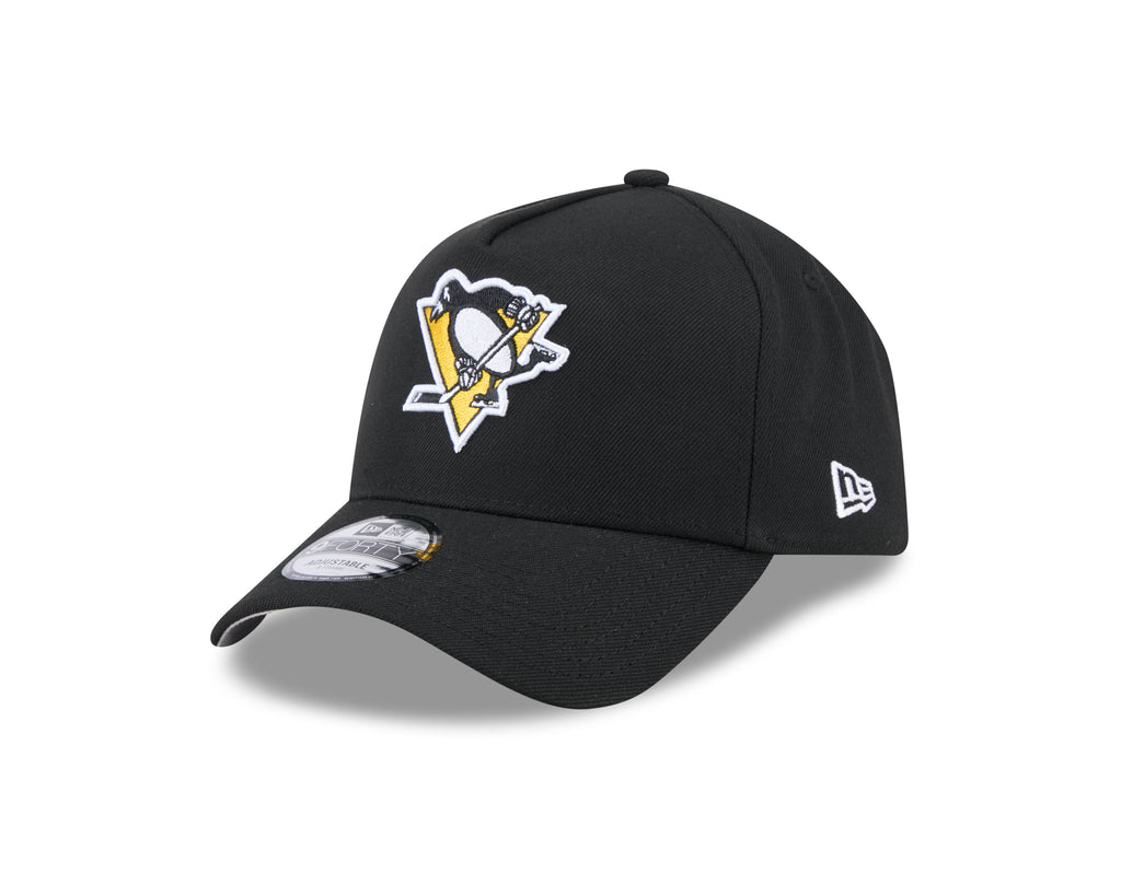 Pittsburgh Penguins NHL New Era Men Black 9Forty A-Frame Snapback product image 1, provided for visual reference and product