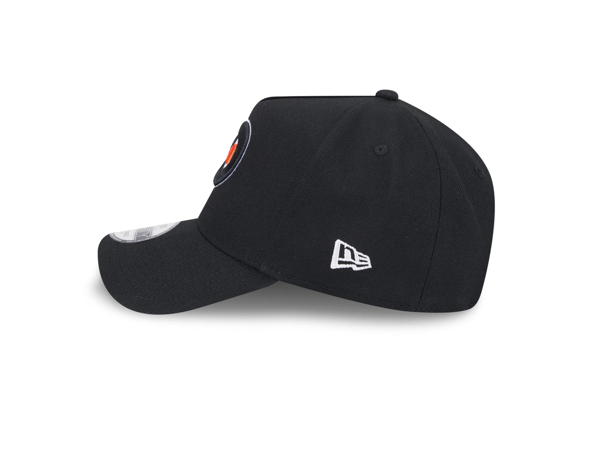 Philadelphia Flyers NHL New Era Men Black 9Forty A-Frame Snapback product image 7, provided for visual reference and product