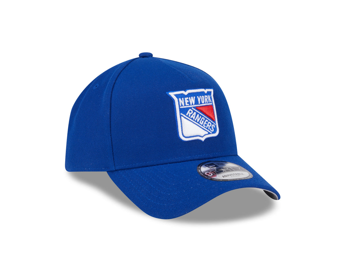 New York Rangers NHL New Era Men Royal 9Forty A-Frame Snapback product image 5, provided for visual reference and product