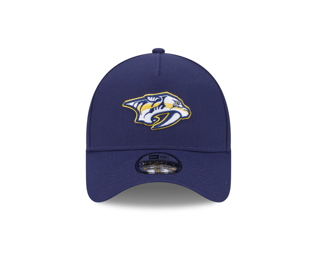 Nashville Predators NHL New Era Men Navy 9Forty A-Frame Snapback product image 7, provided for visual reference and product