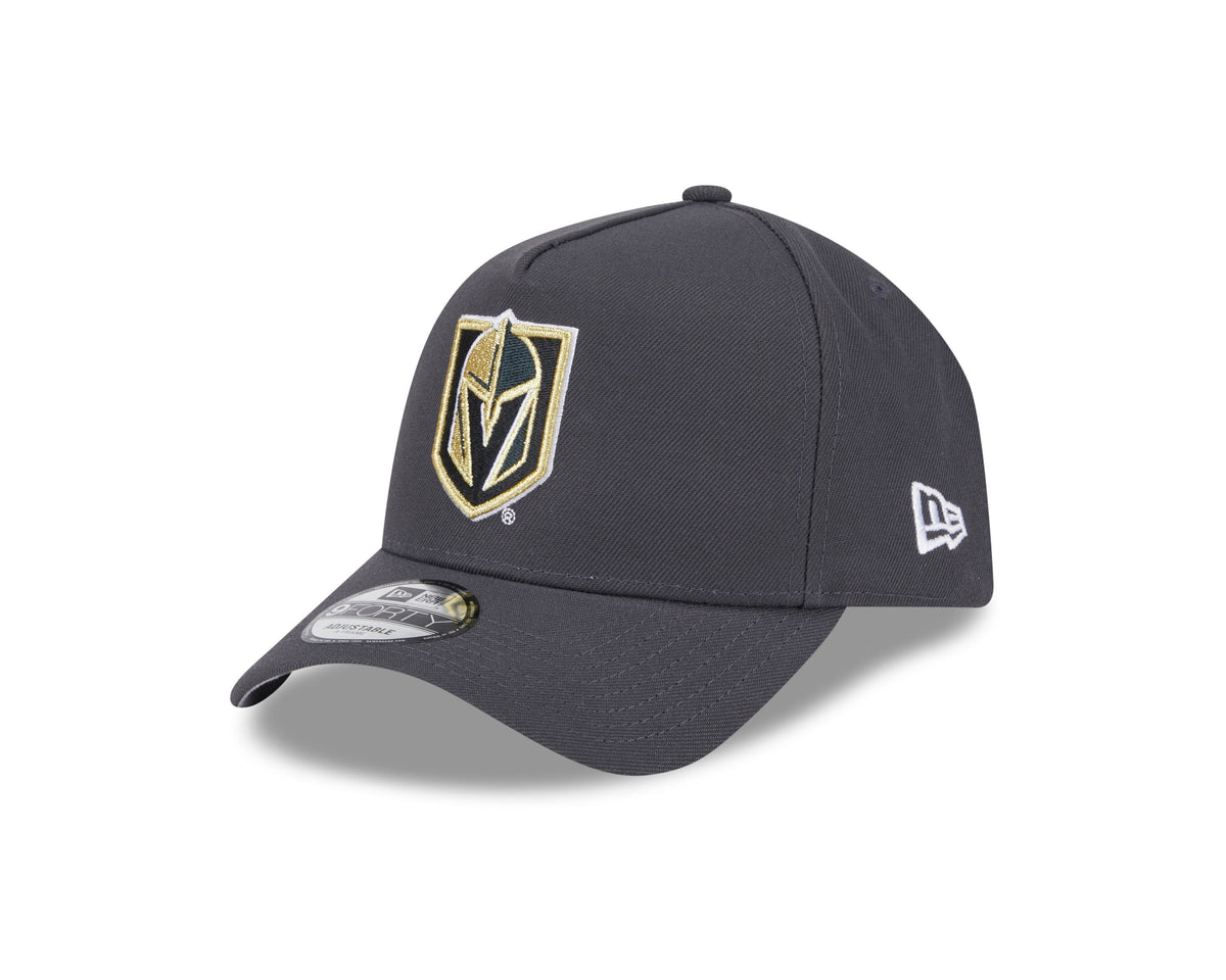 Vegas Golden Knights NHL New Era Men Grey 9Forty A-Frame Snapback product image 1, provided for visual reference and product