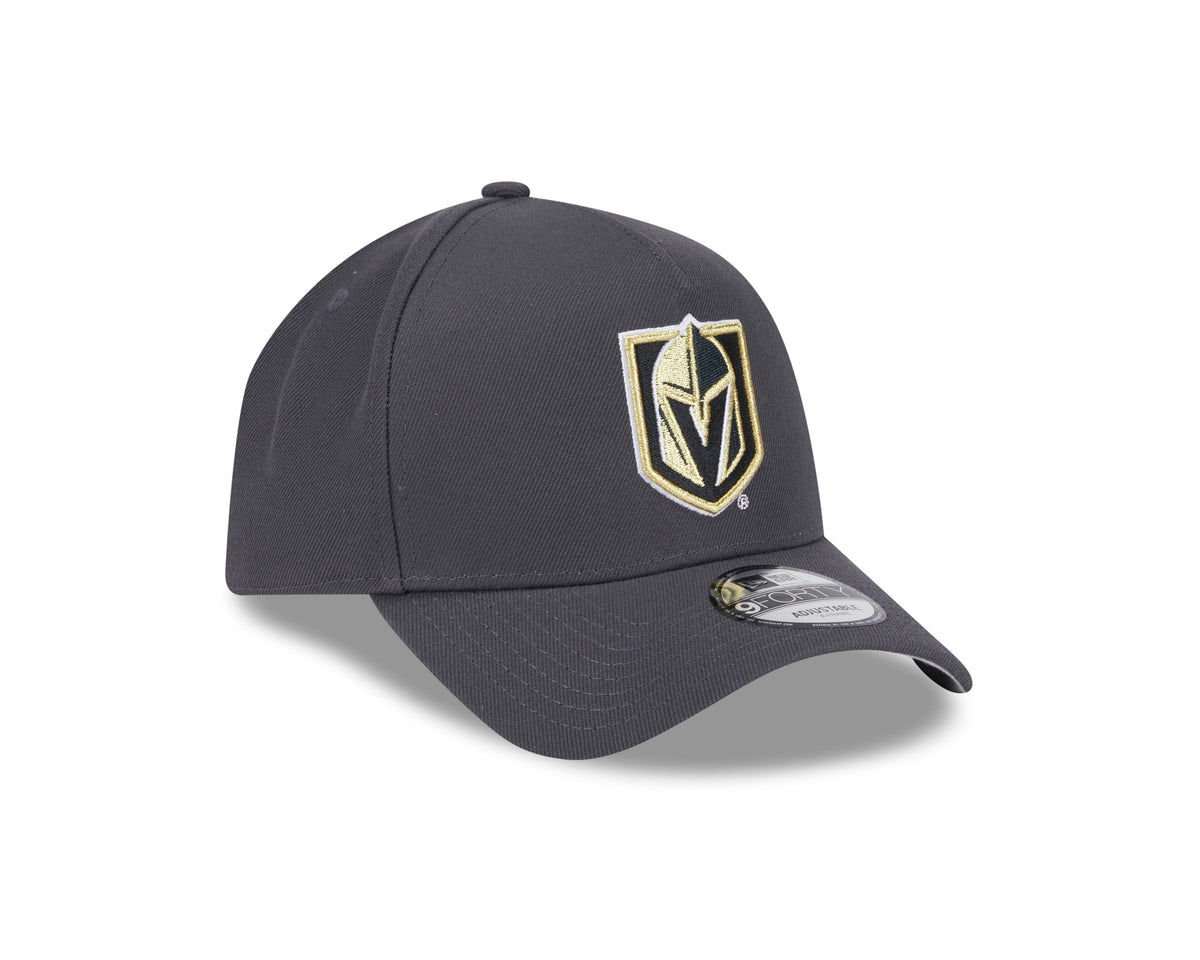 Vegas Golden Knights NHL New Era Men Grey 9Forty A-Frame Snapback product image 6, provided for visual reference and product