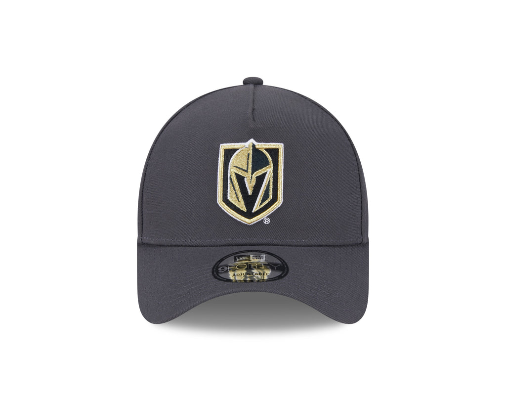 Vegas Golden Knights NHL New Era Men Grey 9Forty A-Frame Snapback product image 7, provided for visual reference and product