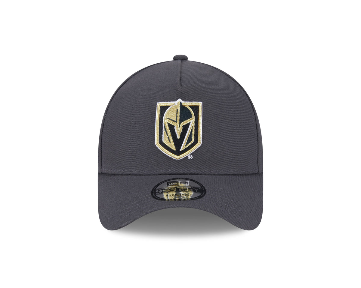 Vegas Golden Knights NHL New Era Men Grey 9Forty A-Frame Snapback product image 7, provided for visual reference and product