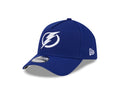 Tampa Bay Lightning NHL New Era Men Navy 9Forty A-Frame Snapback product image 1, provided for visual reference and product