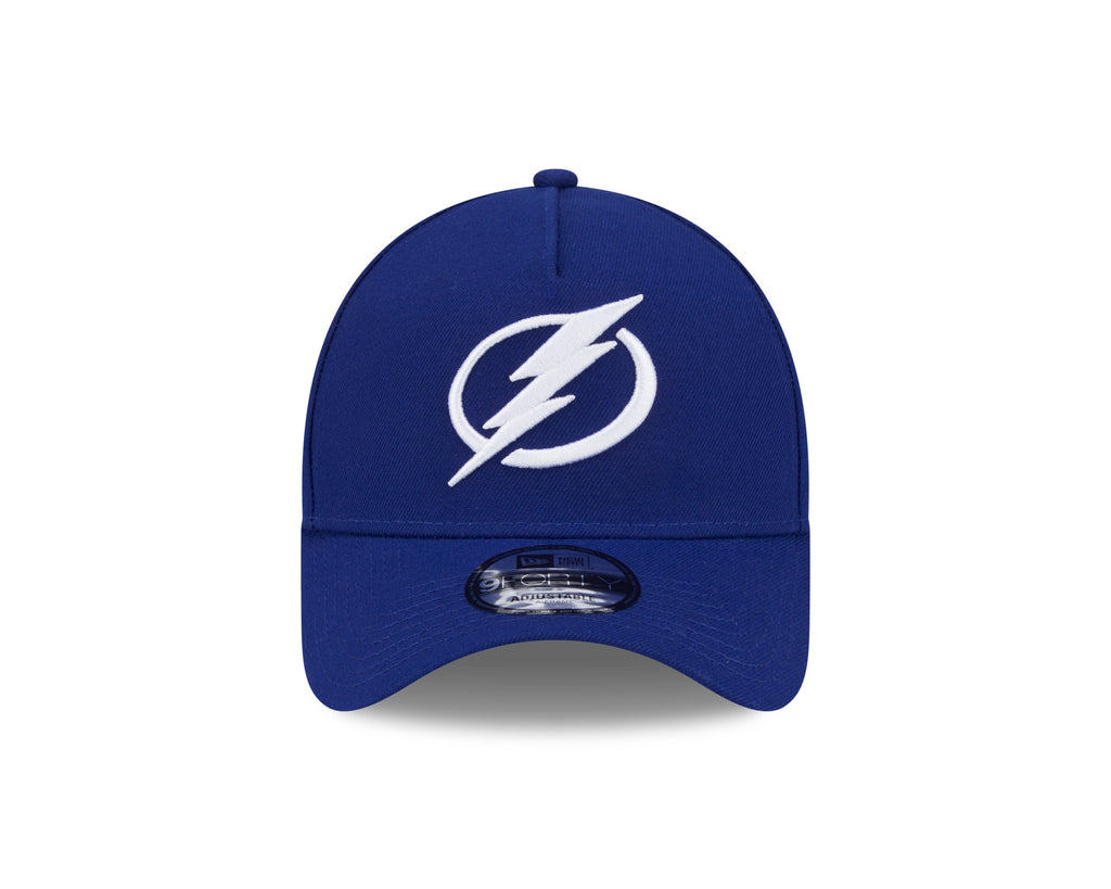 Tampa Bay Lightning NHL New Era Men Navy 9Forty A-Frame Snapback product image 6, provided for visual reference and product
