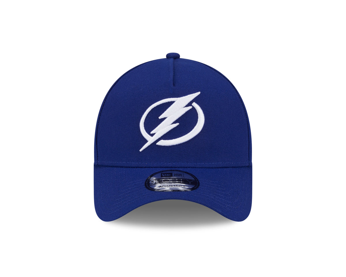 Tampa Bay Lightning NHL New Era Men Navy 9Forty A-Frame Snapback product image 6, provided for visual reference and product