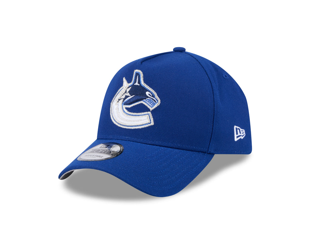 Vancouver Canucks NHL New Era Men Royal 9Forty A-Frame Snapback product image 1, provided for visual reference and product