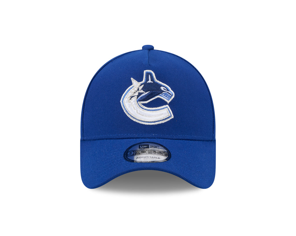Vancouver Canucks NHL New Era Men Royal 9Forty A-Frame Snapback product image 7, provided for visual reference and product