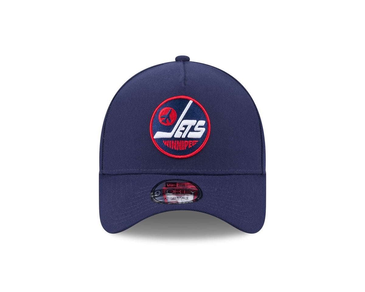 Winnipeg Jets NHL New Era Men Navy 9Forty Alternative A-Frame Snapback product image 7, provided for visual reference and