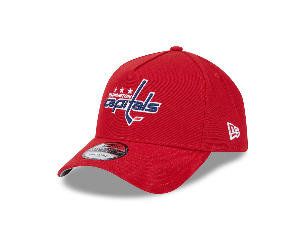 Washinton Capitals NHL New Era Men Red 9Forty A-Frame Snapback product image 1, provided for visual reference and product